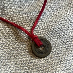 Antique coin necklace